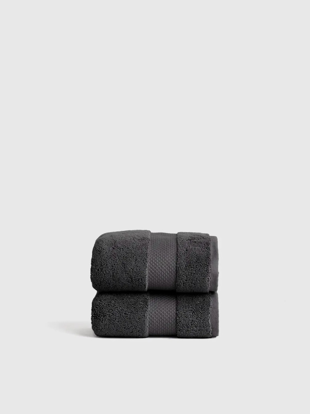 NWOT - Quince Charcoal Turkish Hand Towel Set (2)